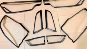 Paket Garnish Lampu Depan Belakang Ertiga 2018 2024 2025 2026 2027 Carbon Glossy