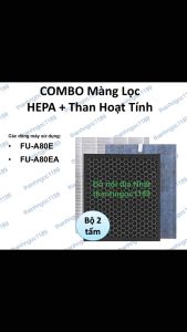 Combo Màng lọc Hepa+ Than Sharp FU-440TA FU-40SE FU-60SE FU-P60SE-TA FU-888SV