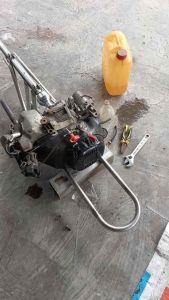 Dàn láp inox máy xăng ( xéo ) từ 9.0 - 18 hp ( ngựa ) honda trung quốc hyunhdai hinota vv