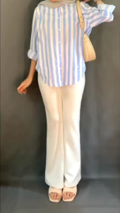 Flare Pants - Highwaist Flare Pants - Celana Kulot Semi Cutbray Wanita