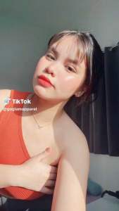 Ariel One shoulder croptop/ knitted top with ribbon Go Glam Apparel