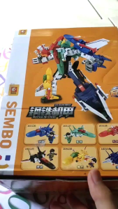 Mainan Robot Anak Mainan Anak Robot Block Brick Big Size Sembo Block Robot Plane Block Pesawat Mainan Anak Edukasi Bongkar Pasang DIY