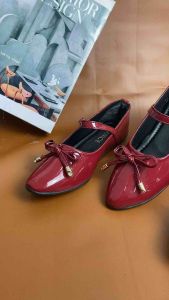 Sepatu FlatShoes aksen pita terbaru Elegan Mewah Anti Slip