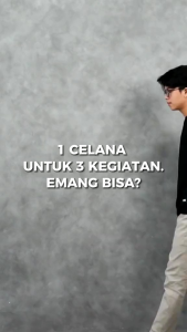 Celana Chinos Pria Dewasa Warna Hitam Pekat & Celana Chino Dewasa Hitam Pekat