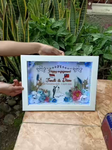 Bingkai Mahar Engagement bisa request 30x40cm
