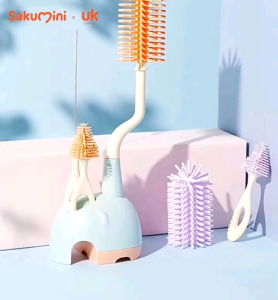 Sakumini Silicone Bottle Brush Sikat Pembersih Botol Sedotan Bayi