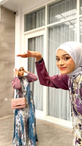 HISYAVA SERIES 🆕 COD ▪️TERBARU GAMIS MIDI MOTIF BY NADHEERA LUXURY