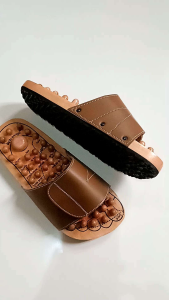 sandal refleksi kesehatan selop kayu terapi bakiak akupuntur untuk pria