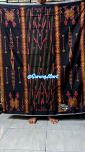 Sarung Sapphire Songket Timbul Kembang
