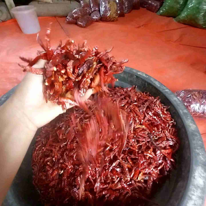 250grm Cabe Kering Merah Teja japlak impor super pedas