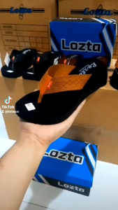 LOZTA Sendal Jepit Wanita Terbaru Wedges Karet Empuk Rajut 01 Series