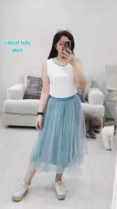 Rok Tutu Wanita Murah (LPFS001 Blue Skirt)