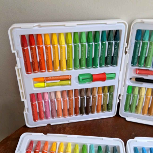 Vifo Faber Castell Bag Crayon Minyak Oil Pastel Krayon Mewarnai Gambar Anak 24 48 60 72 Warna Original