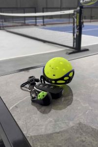 Bionic Pickleball Ball Holder Keychain - Secure Hold Lightweight Durable Design Easy Clip-On Available in Colors