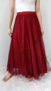 9811 TUTU SKIRT - ROK TILE DEWASA IMPORT - ROK MEKAR Polos LONG SKIRT - Korean Style OOTD