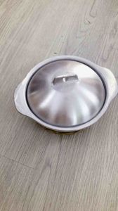 Thốnồi gang nắp gang kho quẹtnấu cơm nêu kho cá tiện lợi đẹp mắt nồi 12cm - 15cm