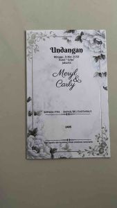 Blangko Undangan Kosong Pernikahan Erba  BLANKO UNDANGAN  MURAH Simple 2405