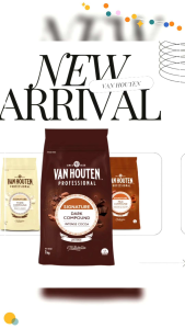 VAN HOUTEN Professional Chocolate Compound Coins 1KG / 500g / 200g