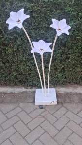 standing Aksesoris bunga lampu motif bunga dekorasi pelaminan / Bunga lampu hias photogrgraphi / bunga Flower Hiasan diameter 20cm