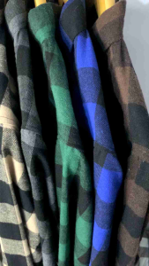 Kemeja Flanel Motif Populer Size M.L.XL