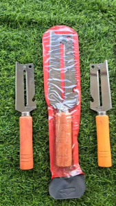 มีดสองคมกีวีตรา KIWI ใบมีดสแตนเลส ด้ามไม้ มี 2 ขนาด ใช้ฝานมะละกอ ปอกผลไม้ หั่นผัก