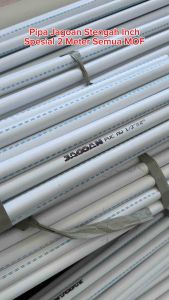 Jagoan Pipa 2Meter AW 1/2 Inch MOF AW PVC Pipa Air Bersih MOF Paralon Putih Pralon 1/2" 2 Meter