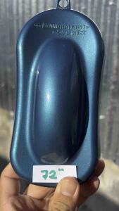 สีซามูไร สีเขียวอมฟ้า เขียวฟ้าเนปจูน เบอร์ 72** เขียวเมทัลลิค สีสเปรย์ซามูไร สีพ่นรถ ซ่อมสีรถ สีพ่นล้อ samurai paint