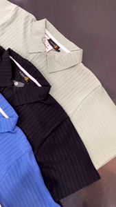 Kaos Kerah Pria Lengan Pendek Kaos Kerah Knit Premium