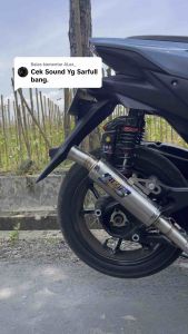 Knalpot Samlong Salemba Style Original Alligator Nmax Aerox Leksi Inlet 38mm Stainless