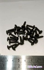 Baut Body / Skrup Motor Honda 4mm x 15mm Hitam (Paket 50pcs)