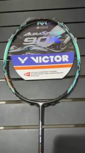 VICTOR AURASPEED 90K METALLIC Badminton Racket ARS-90K.M （Free Cover Bag + Grip）