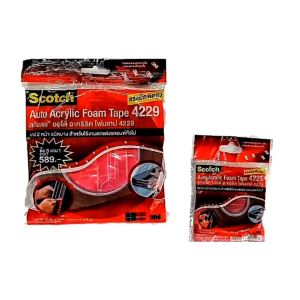 เทปกาว 3M เทป โฟมกาวสองหน้า ของแท้ ใช้ติดรถยนต์ ติด โลโก้ ติดคิ้ว ติดวัสดุ