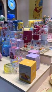 Ly Thuỷ Tinh in hình hoạt hình DISNEY & GẤU DÂU Lotso [CHÍNH HÃNG cao cấp] 400ml