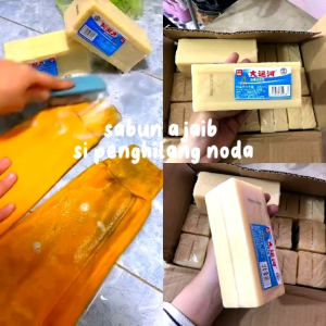 Sabun Ajaib Penghilang Noda Bandel / Sabun Batang Cuci Baju Kotor