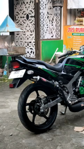 Knalpot NHK Original Ninja R RR SS Full Stainless Chamber Press Suara Lebih Garing