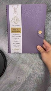 【SG Instock】Year2026 A5 Weekly Notebook Soft PU Leather Spiral Coil Monthly Daily Schedule Record Book NoteBook Planner