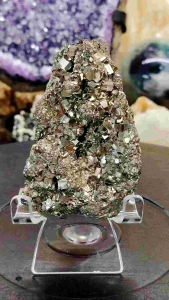 Natural Precious Peru Gold Pyrite Crystal Ornament GP16 #Pyrite #Crystal