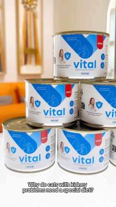 MERA Vital Renal Wet Cat Food 200g I Kidney Support Low Phosphorus Cat Food I Made in Germany
