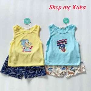 Bộ ba lỗ bé trai in hình Miwoo xuất Nhật