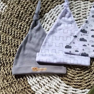 3 Pcs Topi Bayi Usia 0-6 Bulan Baby Newborn