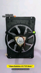 kipas radiator 41.7x 27.5mm (54d) sparepart roda tiga