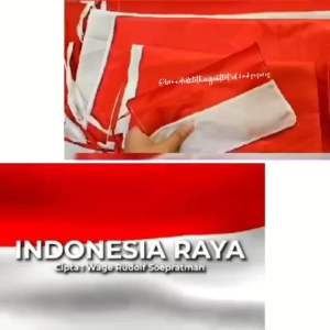 BENDERA MERAH PUTIH / BENDERA INDONESIA / BENDERA MOTOR MOBIL / BENDERA 17 AGUSTUS HUT RI / BENDERA UPACARA / 6729
