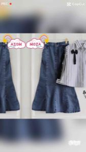 [[ New Arrival ]] Sovina Elfy Set Kids Setelan Blus dan Rok Duyung Anak Model Terbaru Outfit Anak Perempuan Model Terbaru Set Rok Anak  Usia 8 Sampai 12 Tahun