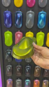 เขียวขี้ม้ามุกทอง สีพ่นรถยนต์2k