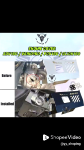 RHINO RACING ADV160 VARIO160 ENGINE COVER PCX160 CLICK160 ENJIN BAWAH PENUTUP ENGINE PROTECTIVE BOTTOM COVER