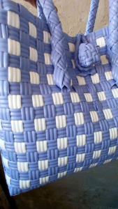 TAS ANYAMAN JALI MINI CANDY LILAC TAS WANITA BAHAN PLASTIK
