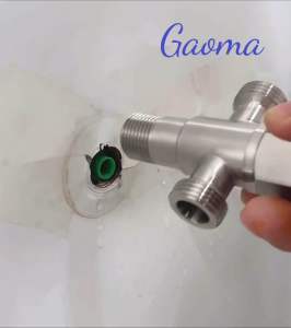 Gaoma 3 ทาง วาล์วฝักบัว ใช้เปิด/ปิดน้ำ ทำจากสแตนเลส AH-018B
