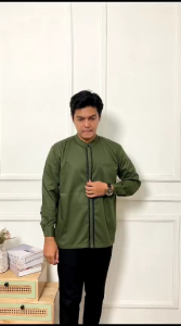 kemko KEMEJA KOKO panjang bahan toyobo import fodu by AR-ROVI