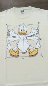 Kaos T Shirt Donal Bebek compass cartoon