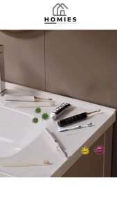 RAK SIKAT GIGI + GELAS TOOTHBRUSH ORGANIZER TEMPAT PENYIMPANAN SIKAT GIGI / WADAH SIKAT GIGI RAK TEMPEL ESTETIK